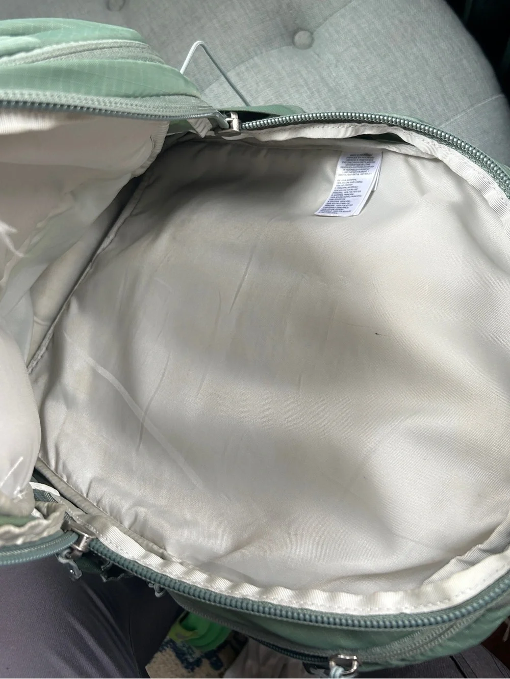 The North Face Borealis FlexVent Backpack Sage Green Hiking Laptop Bag